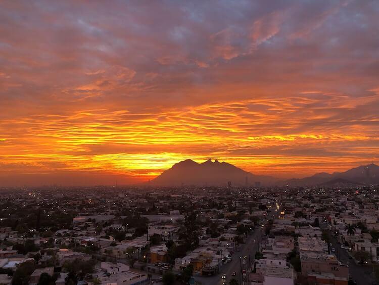 Skyset over Monterrey