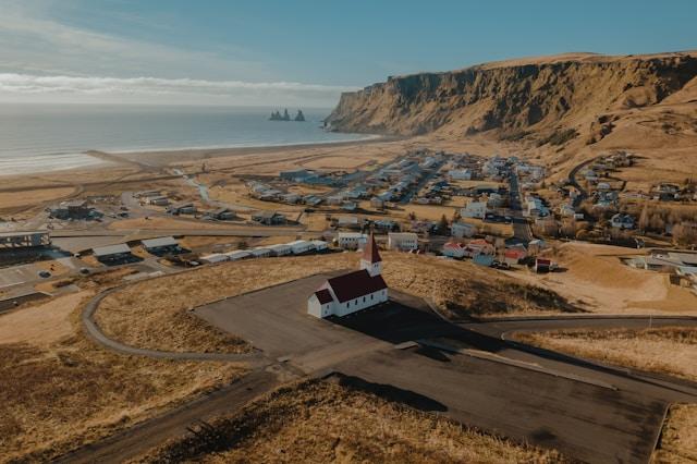 small town near the coast of iceland