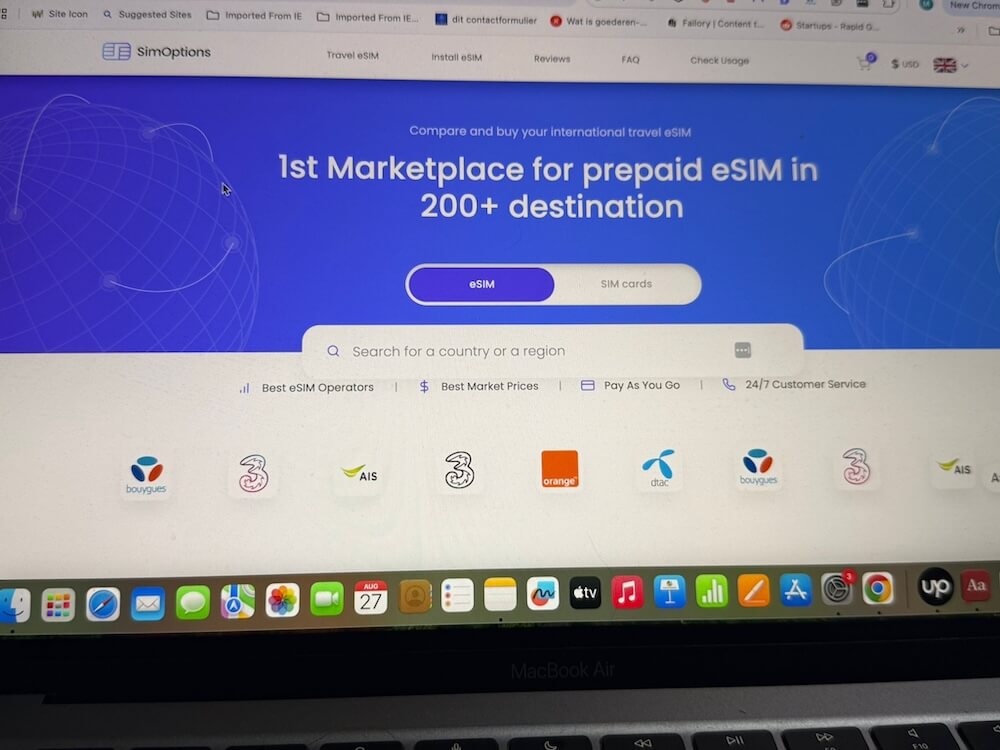 Simoptions eSIM 