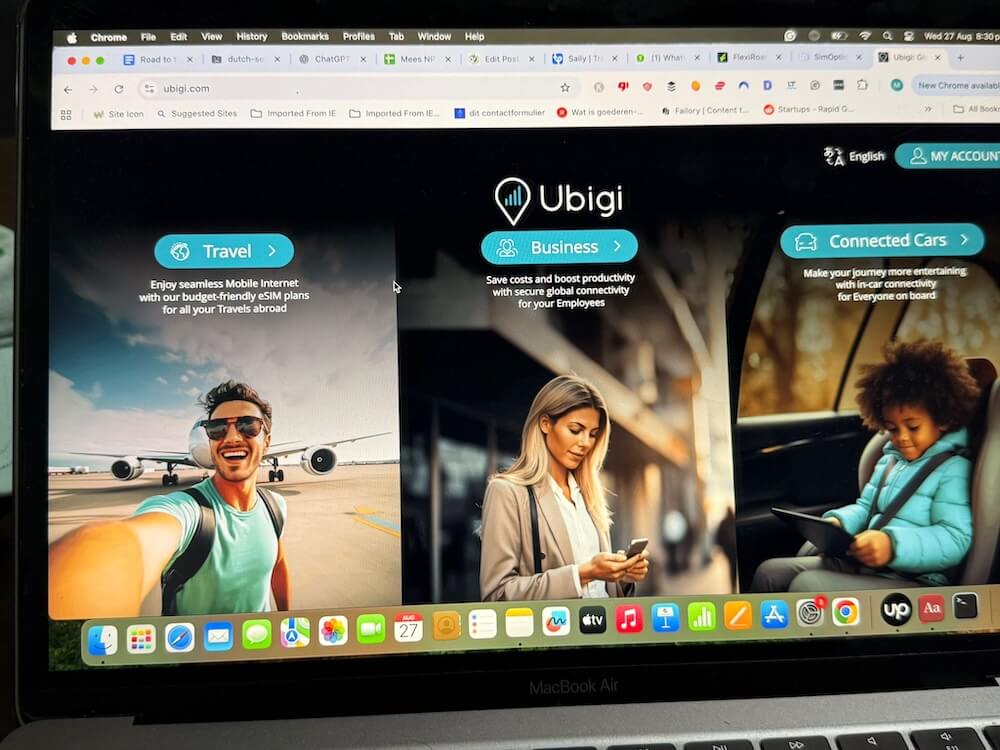 Ubigi interface 